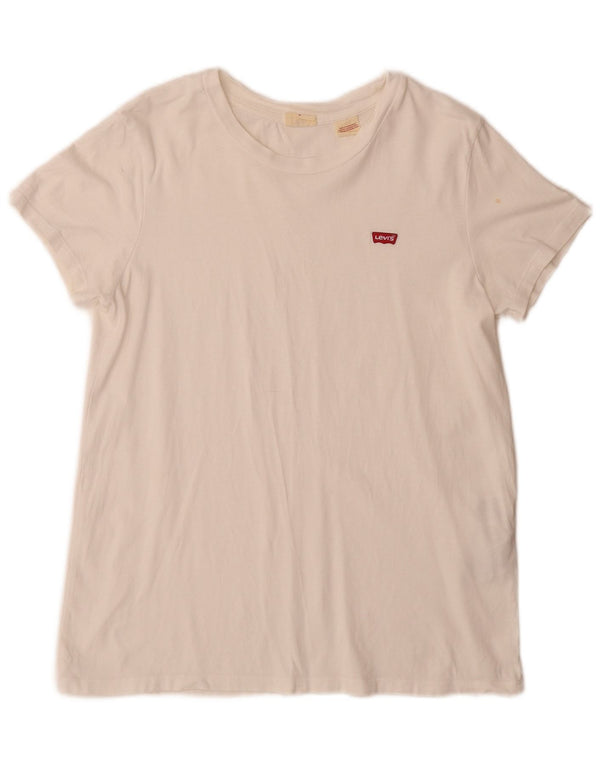 Camiseta Levi's Hombre Top Medium Blanco Algodón
