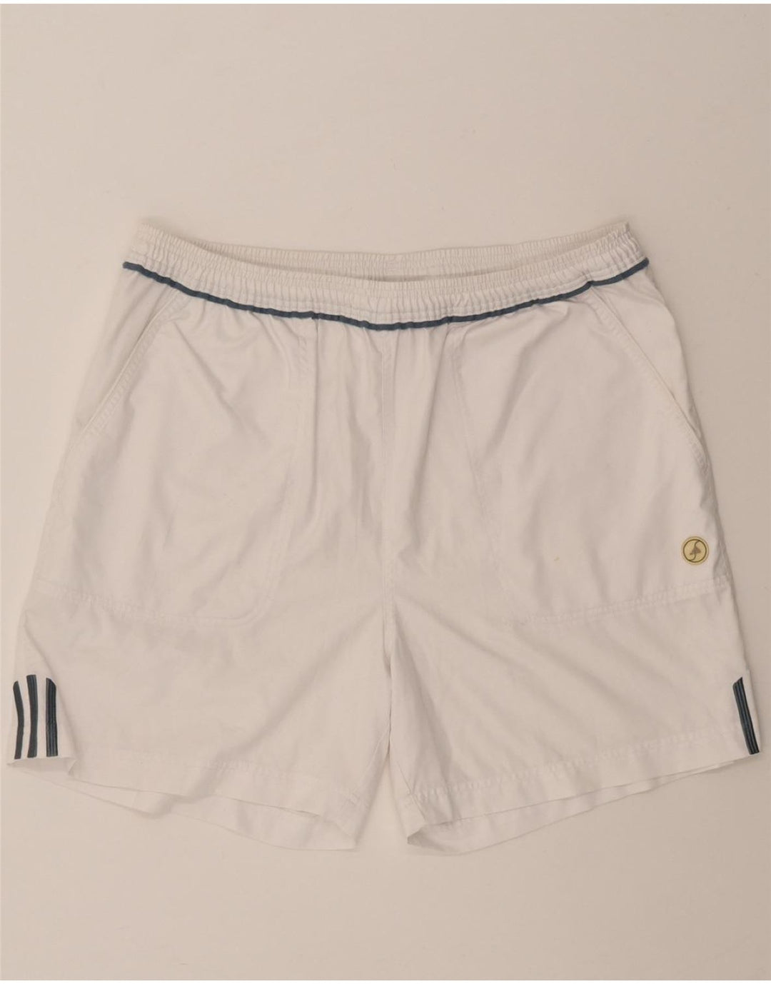 ADIDAS Mens Sport Shorts  Large White Polyester Vintage Adidas and Second-Hand Adidas from Messina Hembry 
