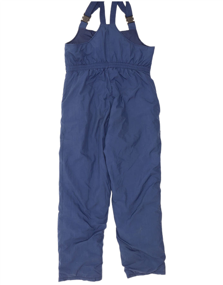 Diadora Pantalón de esquí con peto para mujer ES 39 2XL Poliéster azul