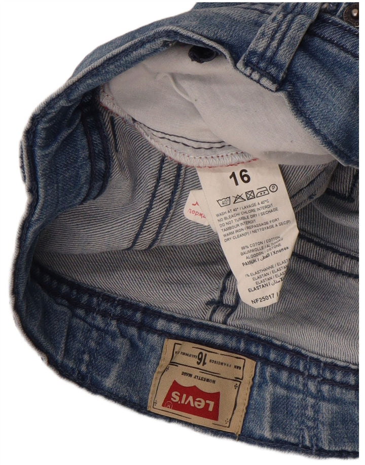 Levi's Vaqueros Capri para Niños 15-16 Años W30 L16 Algodón Azul