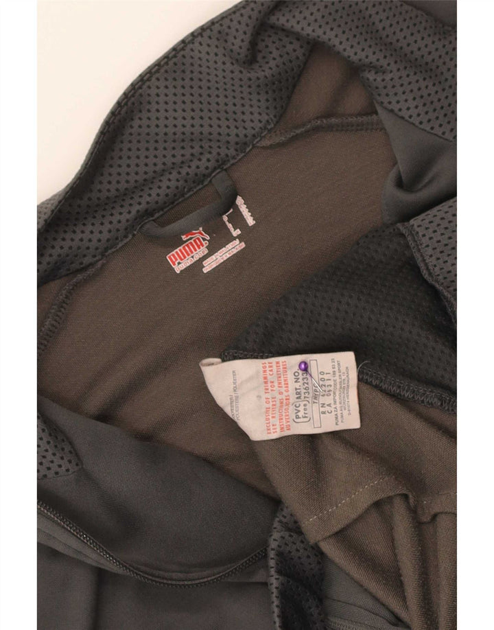 Puma Hombre Gráfico Chándal Top Chaqueta XL Gris Poliéster