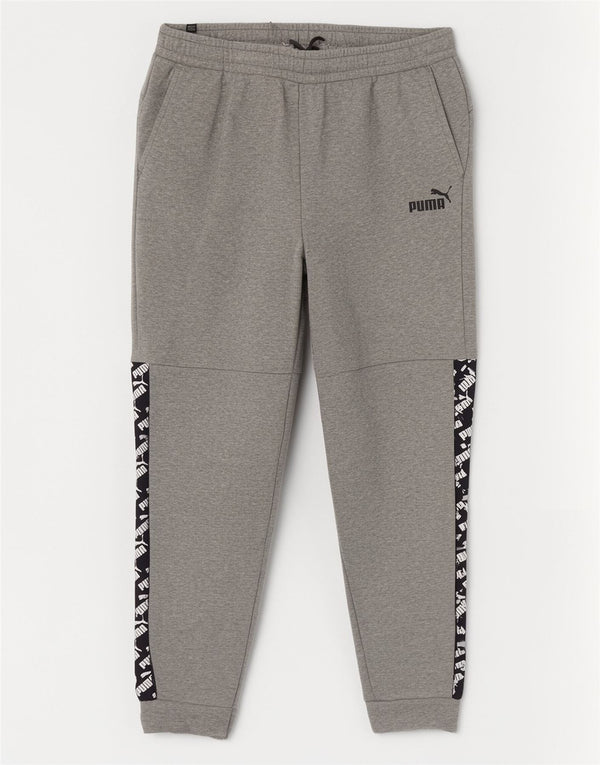 Puma Pantalones de chándal para hombre Joggers 2XL W40 L31 Gris Colorblock Sports