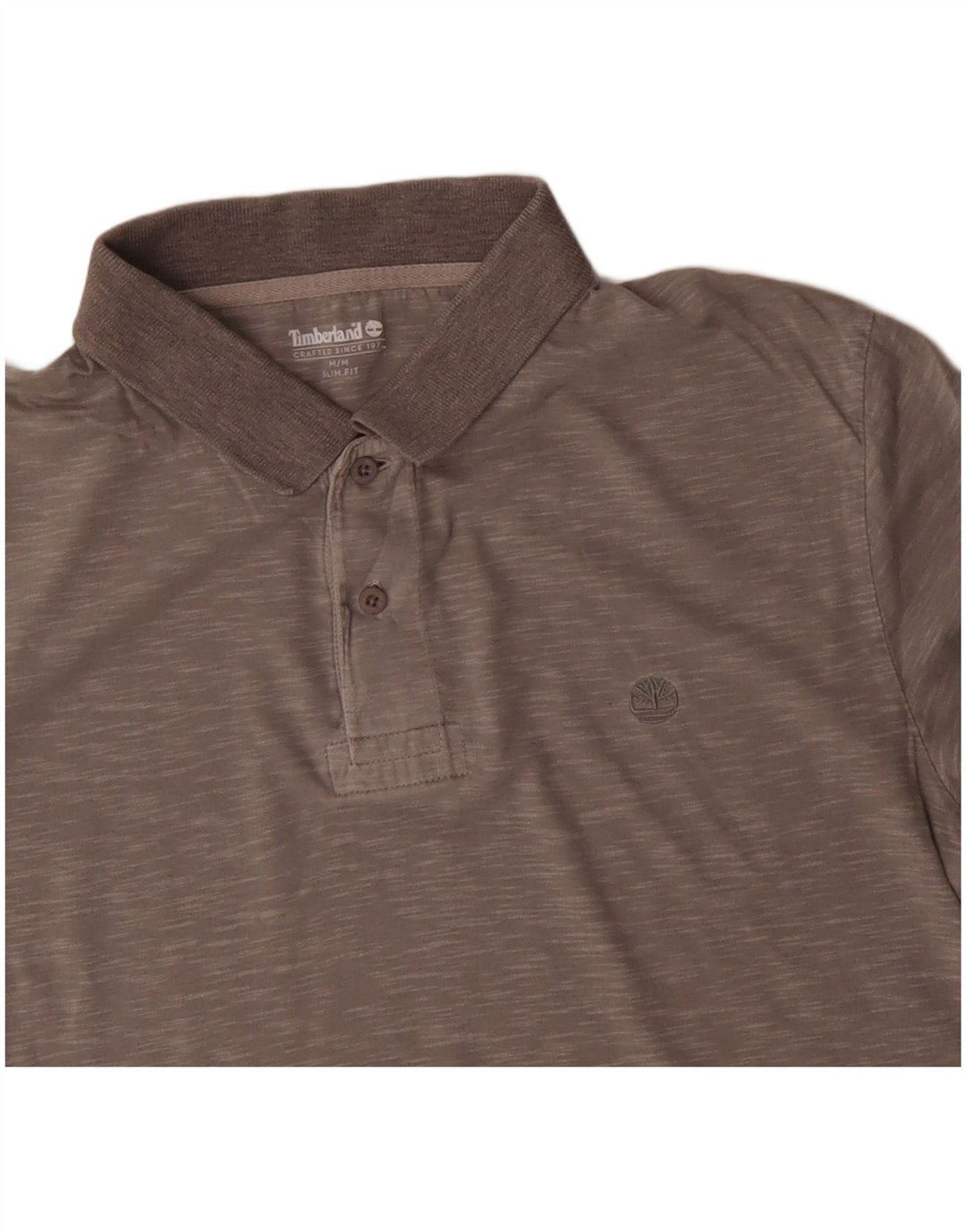 TIMBERLAND Polo Slim Fit de algodón moteado gris medio para hombre