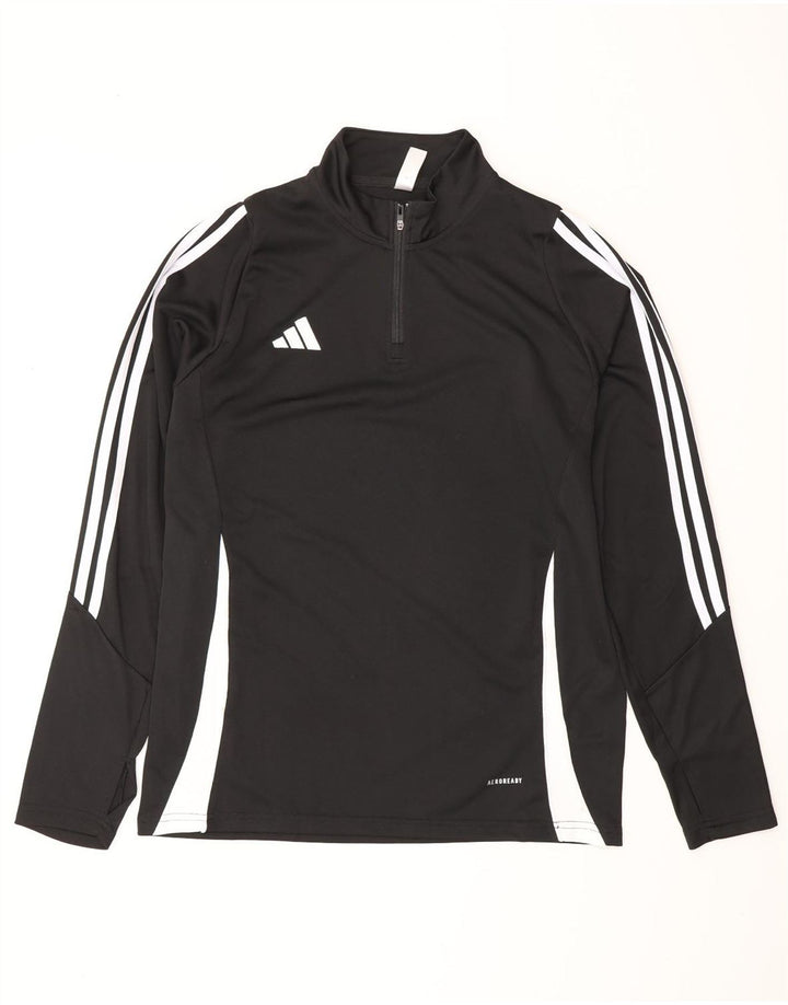 ADIDAS Hombre Aeroready Jersey Chándal Top Grande Negro Colorblock