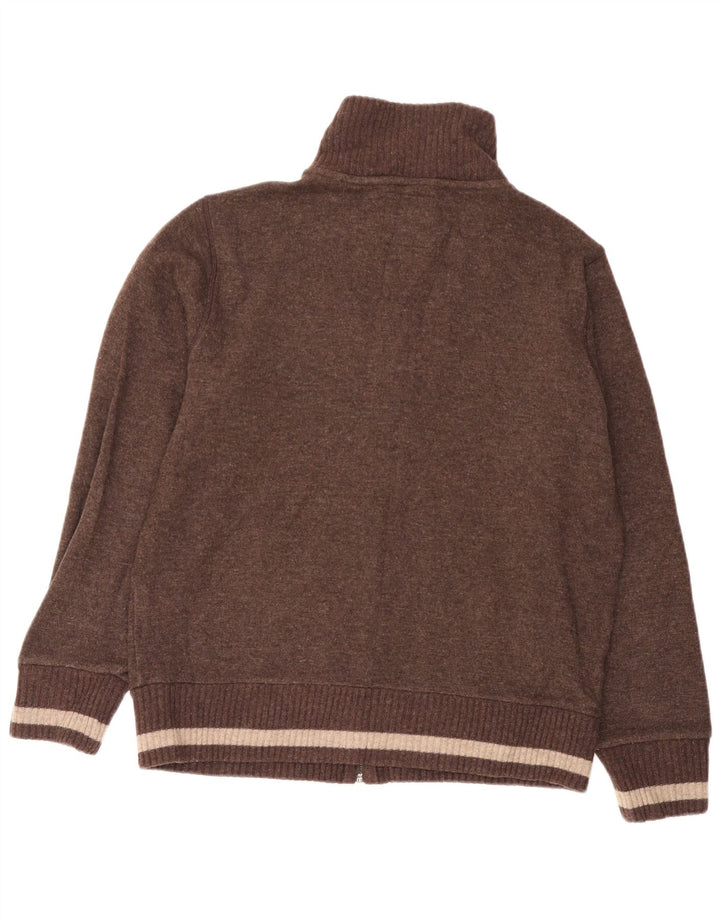 Woolrich Suéter Cárdigan Gráfico Para Hombre XL Lana Marrón