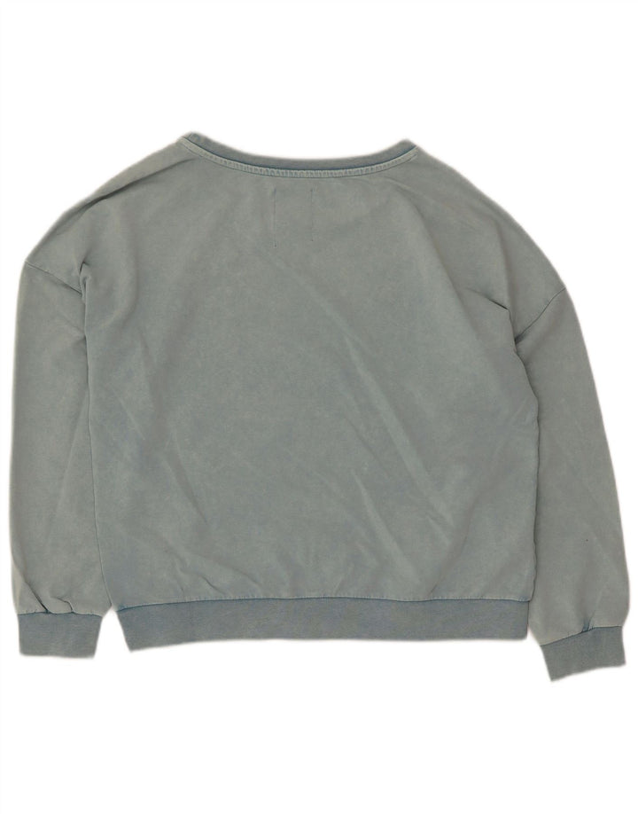 Sudadera Gaudi Mujer Gráfica Jumper UK 40 Algodón Azul Medio