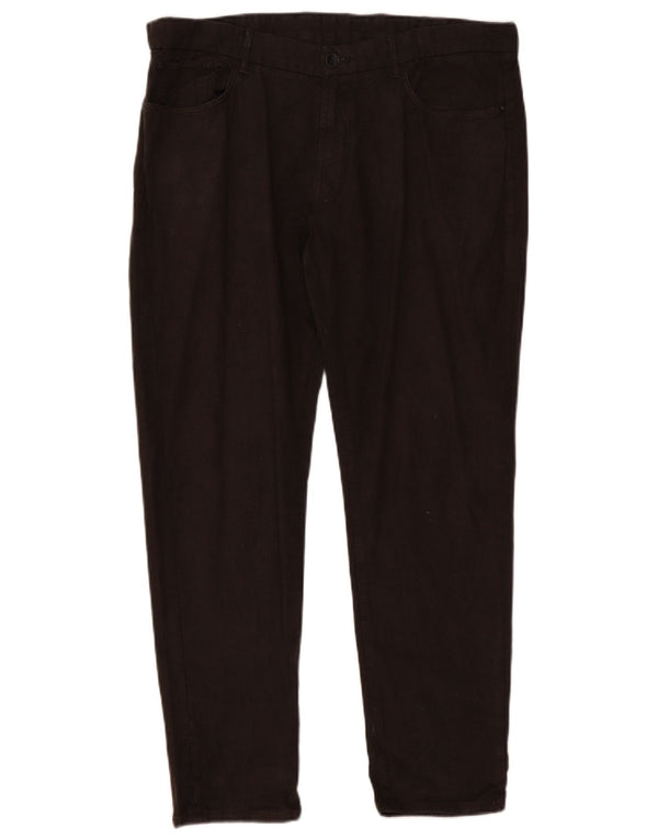 Massimo Dutti Pantalones Casuales Cónicos para Hombre EU 44 Large W34 L28 Marrón Algodón