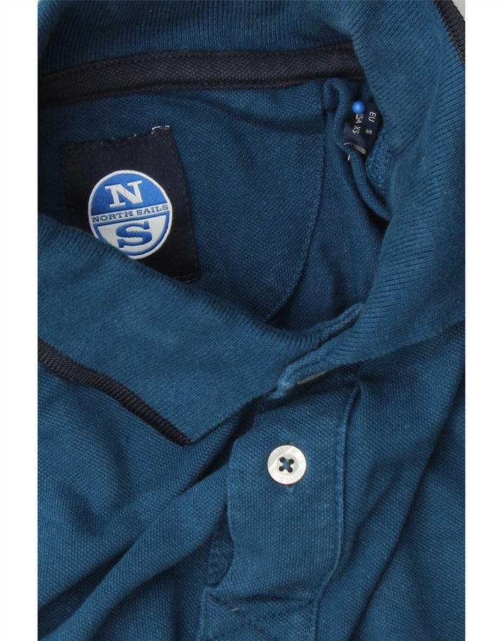 North Sails Polo De Manga Larga Para Hombre Pequeño Azul Marino
