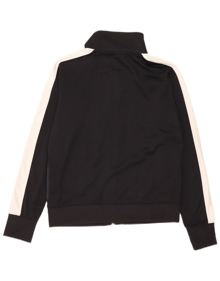 Under Armour Hombre Chándal Top Chaqueta Small Negro Colorblock Poliéster