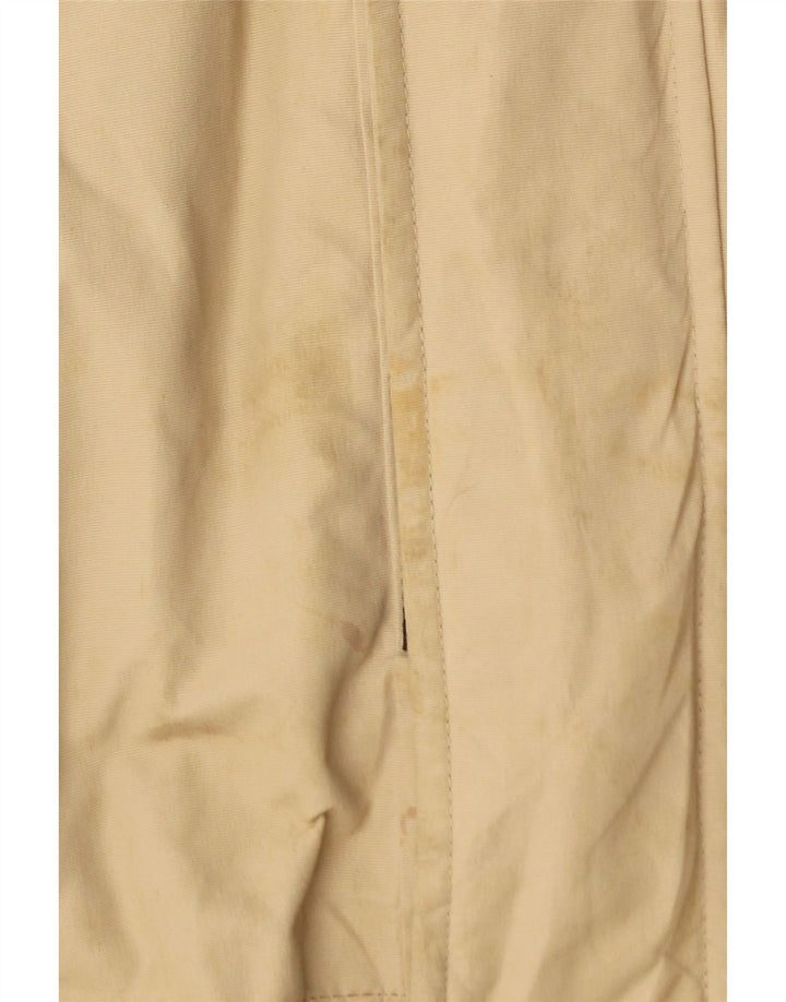 ASICS Chaqueta cortavientos con capucha para hombre UK 36 Small Beige Poliamida