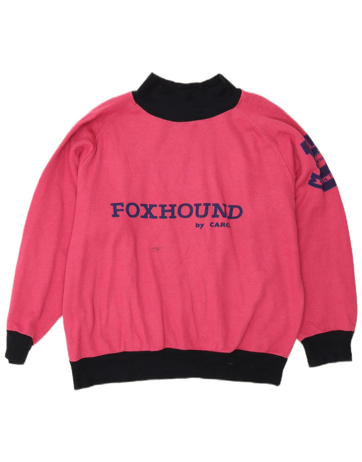 FOXHOUND Sudadera gráfica para mujer Jumper UK 46 Large Pink