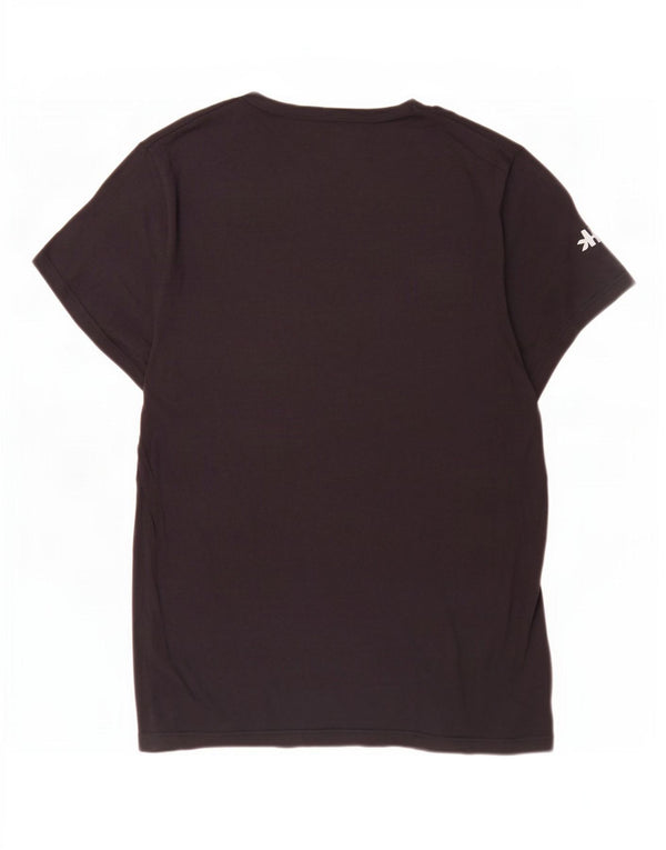 Diadora Hombre Camiseta Top Grande Negro Algodón