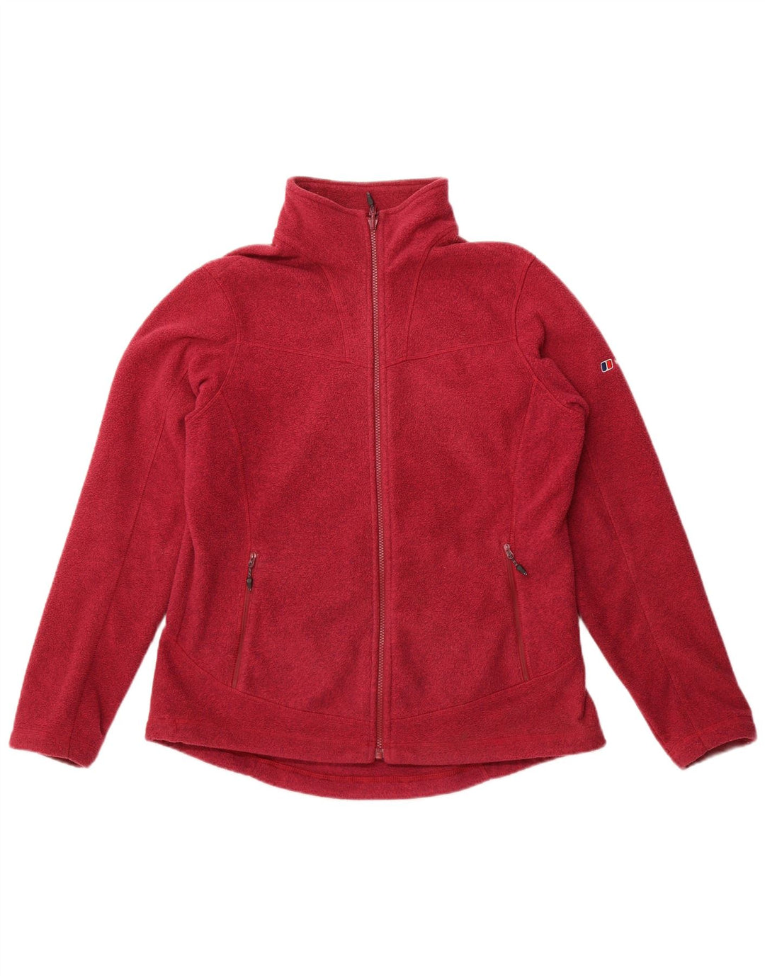 Berghaus Chaqueta polar para mujer UK 46 Large Borgoña