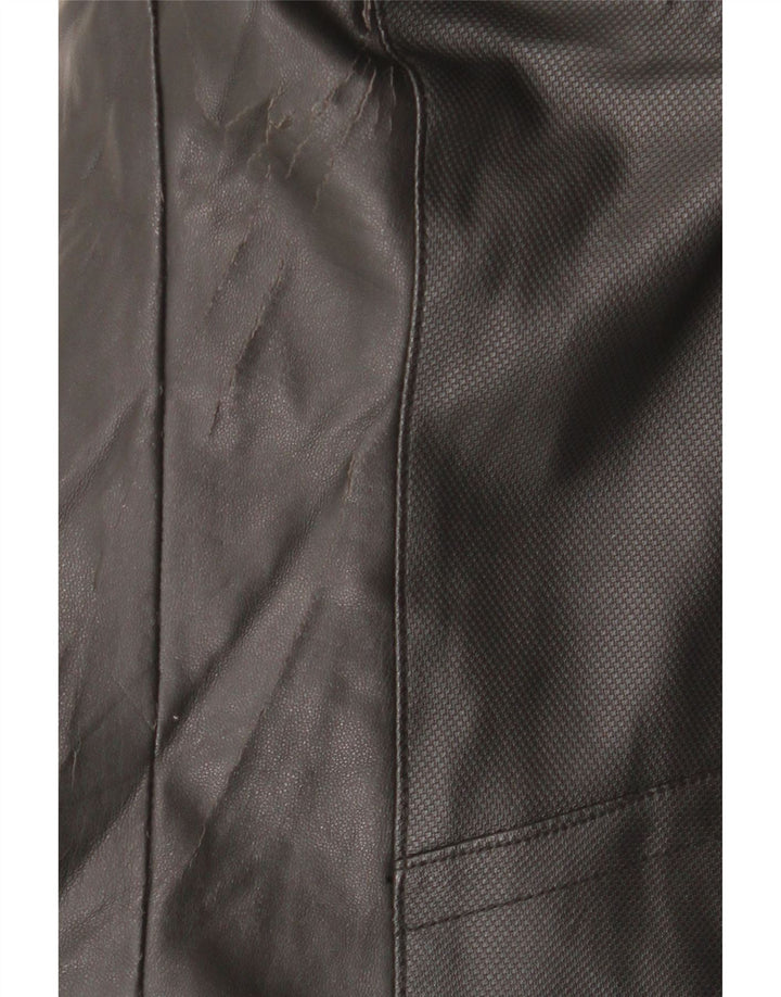 Chaqueta Bomber Gas Mujer IT 52 XL Poliéster Color Block Negro
