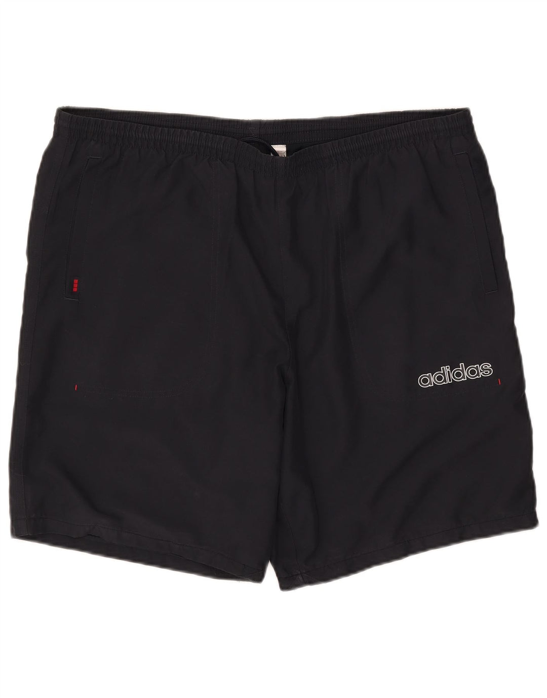 Adidas - Pantalones cortos deportivos para hombre, talla grande, poliéster, color azul marino