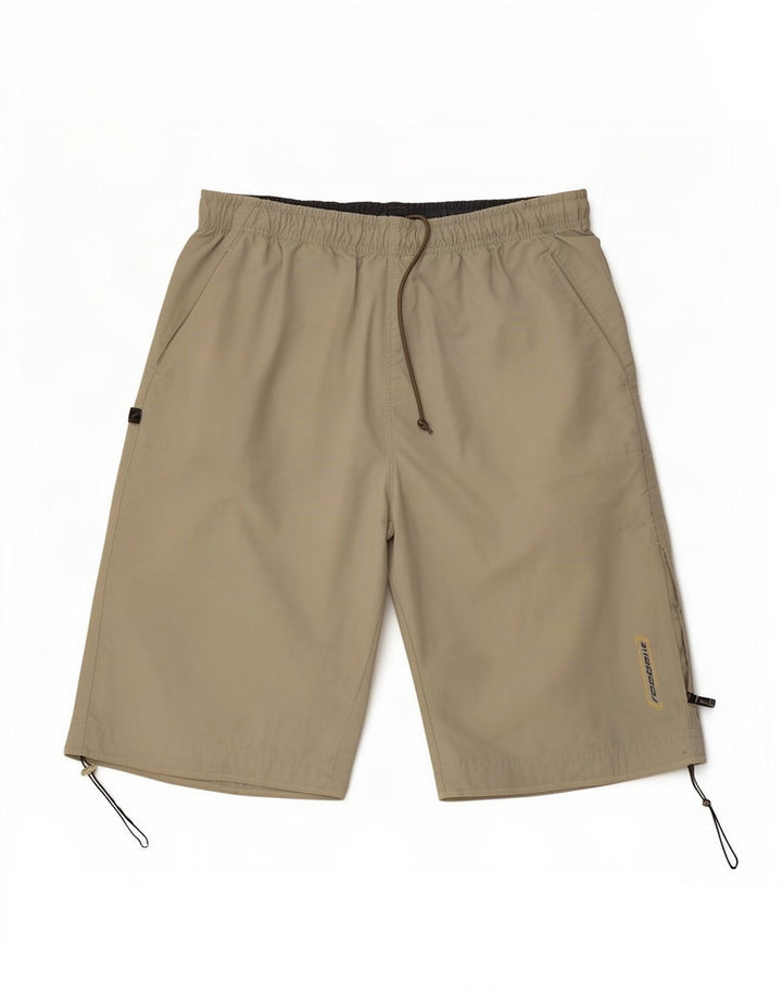 Reebok - Pantalones cortos deportivos para hombre, talla grande, gris
