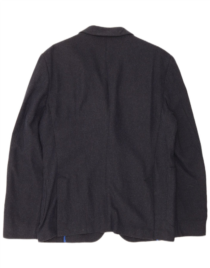 Joop Chaqueta Blazer De 2 Botones Para Hombre IT 48 Medium Azul Marino Algodón