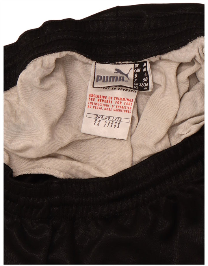 PUMA Pantalones cortos deportivos para hombre Poliéster negro mediano