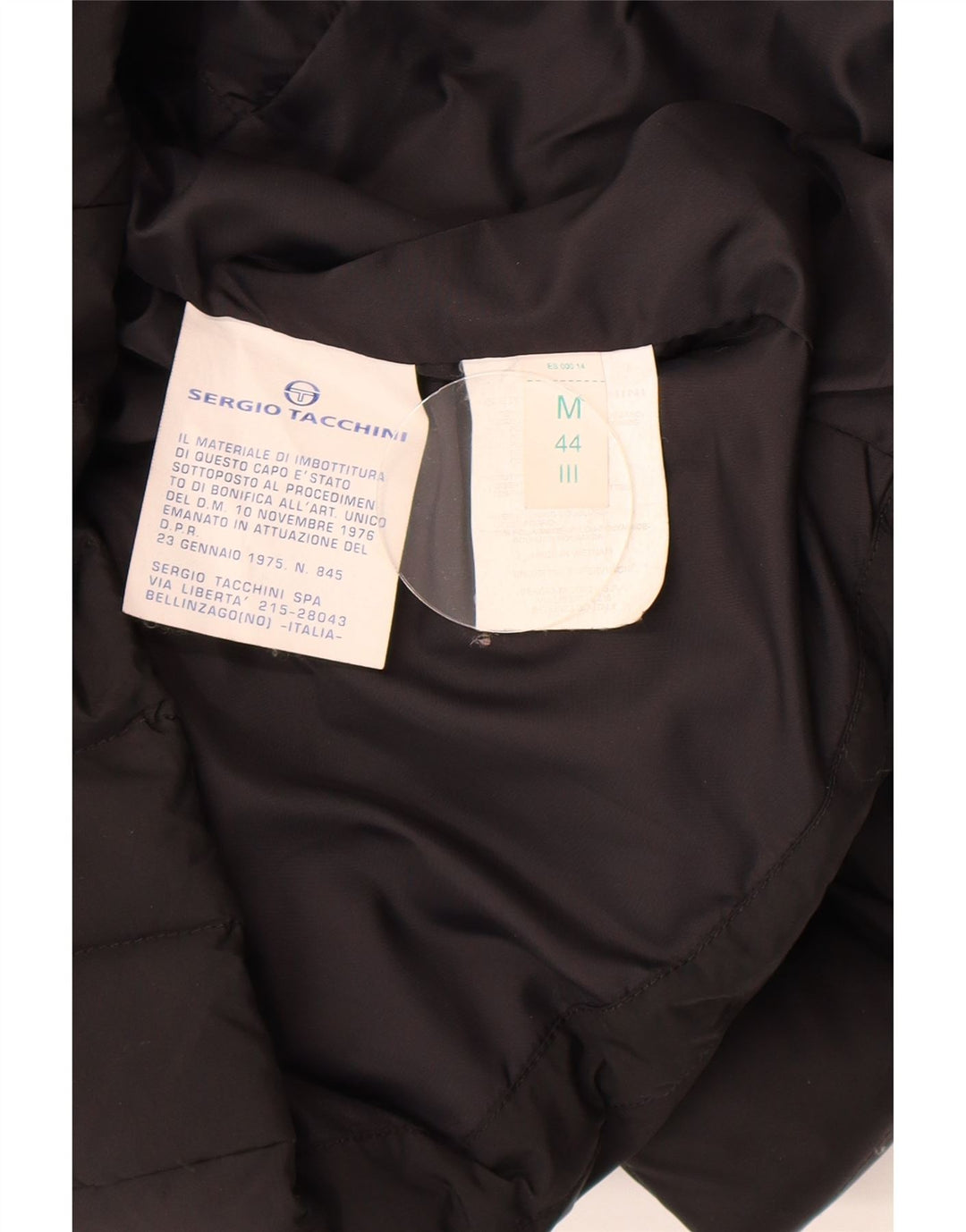 Sergio Tacchini Chaleco acolchado con capucha para mujer IT 44 Medium Black