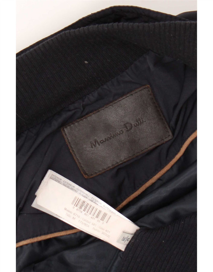 Massimo Dutti Chaqueta Acolchada Mujer EU 38 Medium Azul Marino Colorblock