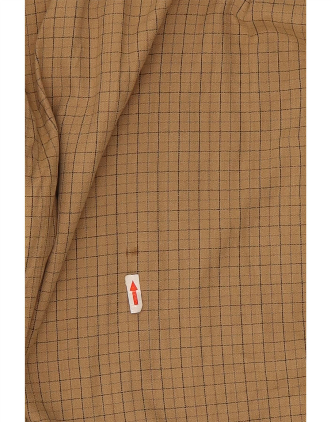 Nautica Camisa de franela para hombre 2XL Algodón a cuadros beige