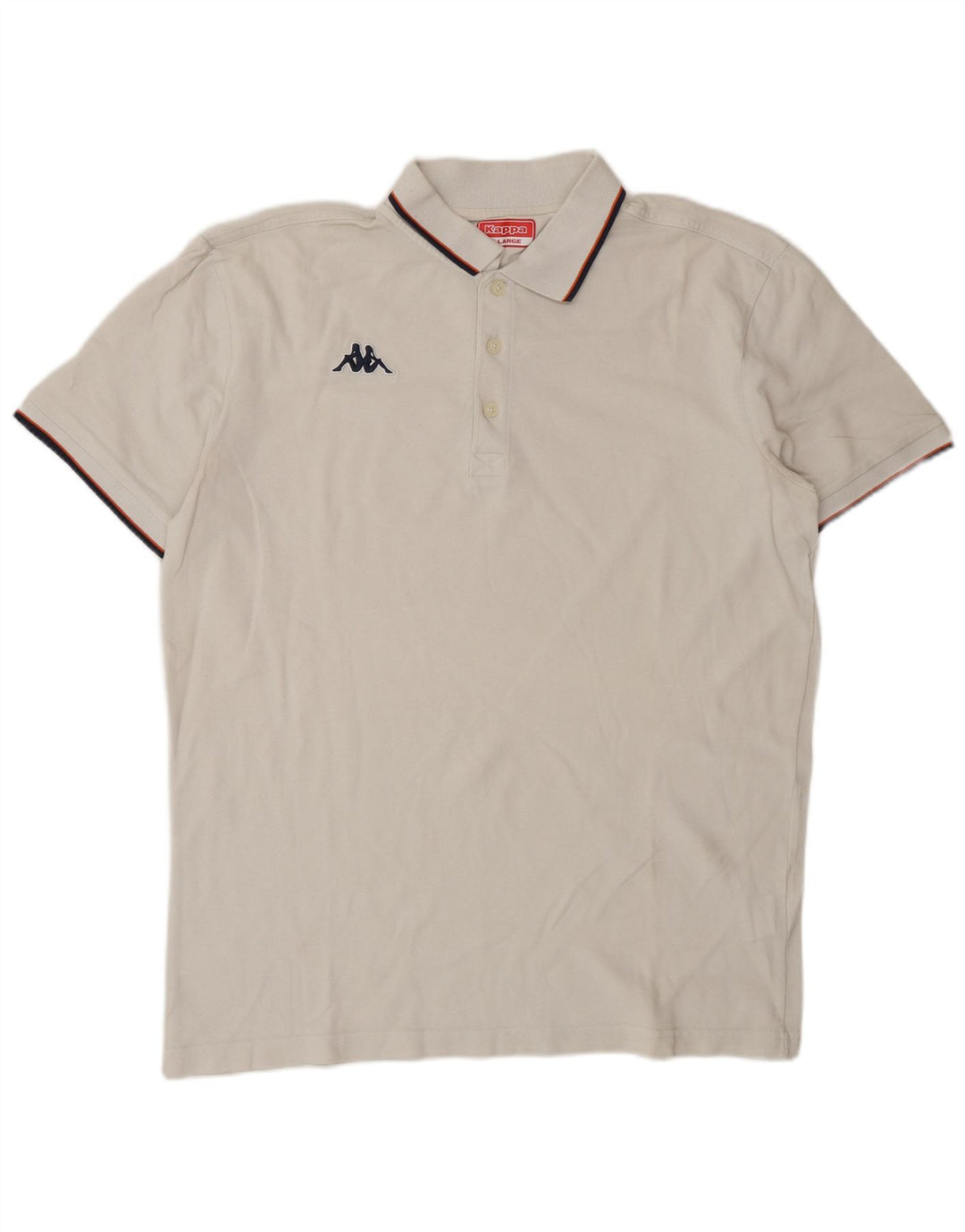 Kappa Polo Hombre XL Blanco Algodón