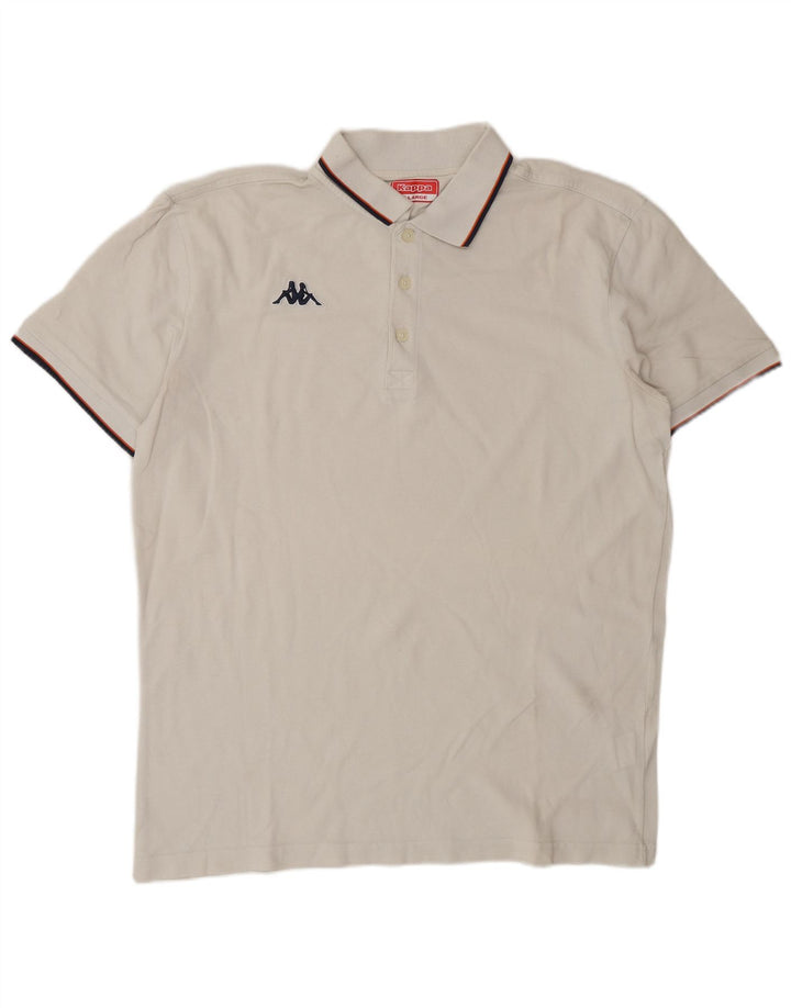 Kappa Polo Hombre XL Blanco Algodón