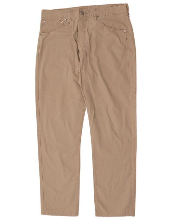Levi's Hombre 551 Pantalones Casuales Rectos W36 L28 Algodón Beige