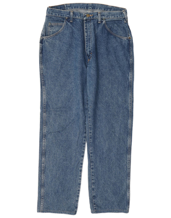 Vaqueros Wrangler Hombre Rectos W32 L29 Algodón Azul