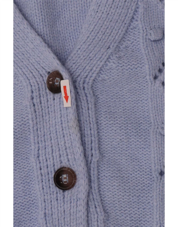 Lumina - Cárdigan para mujer, talla 40, talla grande, poliamida azul