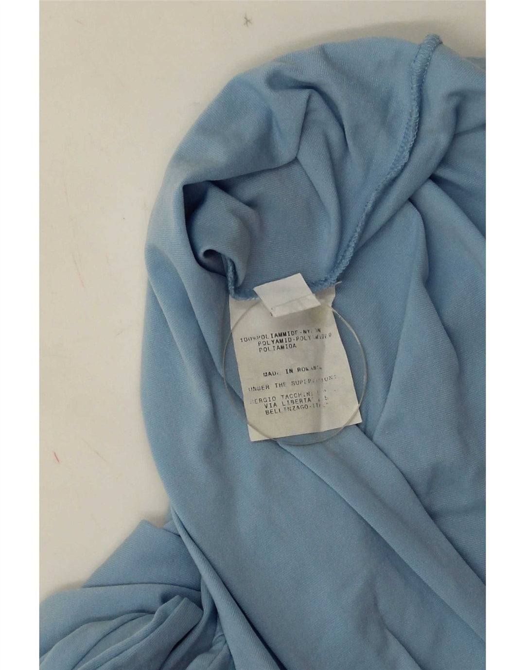 Sergio Tacchini Top Mujer Manga Larga IT 48 XL Poliamida Azul