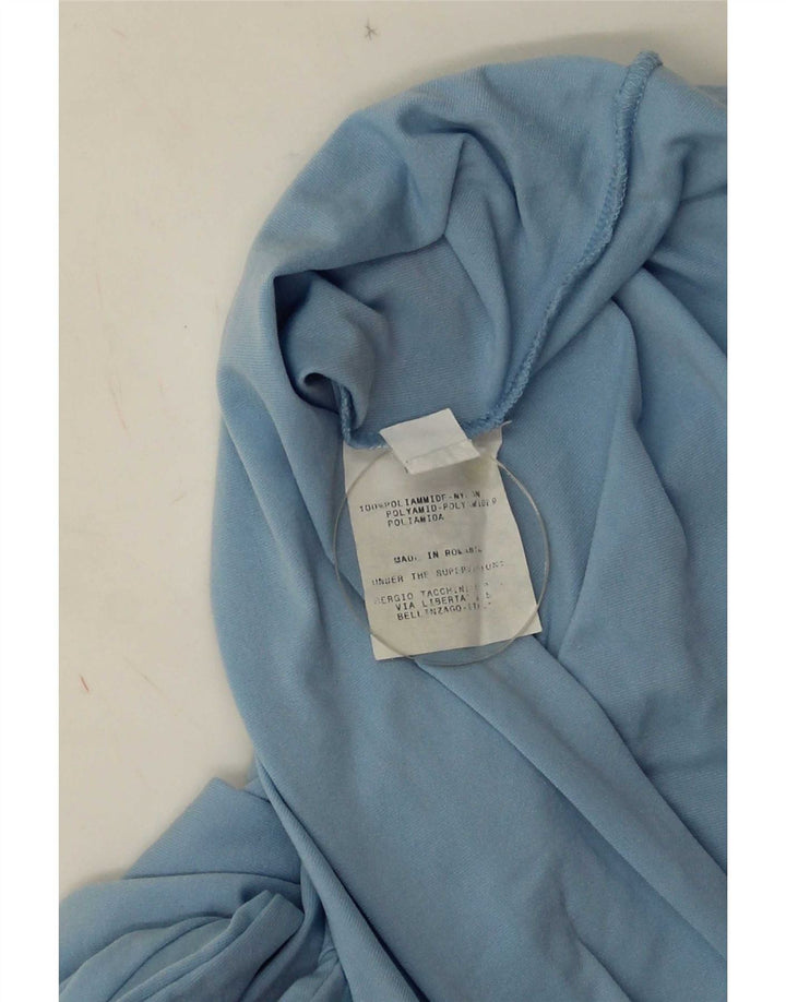 Sergio Tacchini Top Mujer Manga Larga IT 48 XL Poliamida Azul