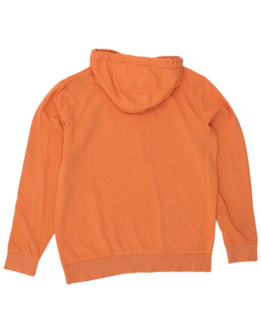 Kappa Hombre Sudadera Con Capucha Gráfica Jersey De Algodón Naranja Medio
