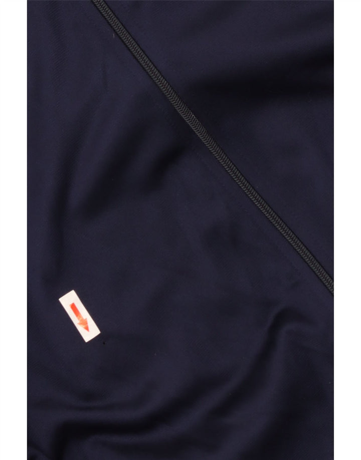 Reebok - Chaqueta de chándal con gráfico para hombre, talla grande, color azul marino