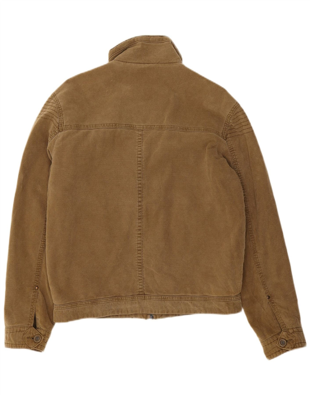 Marks & Spencer Chaqueta utilitaria para hombre UK 36 Small Beige Cotton