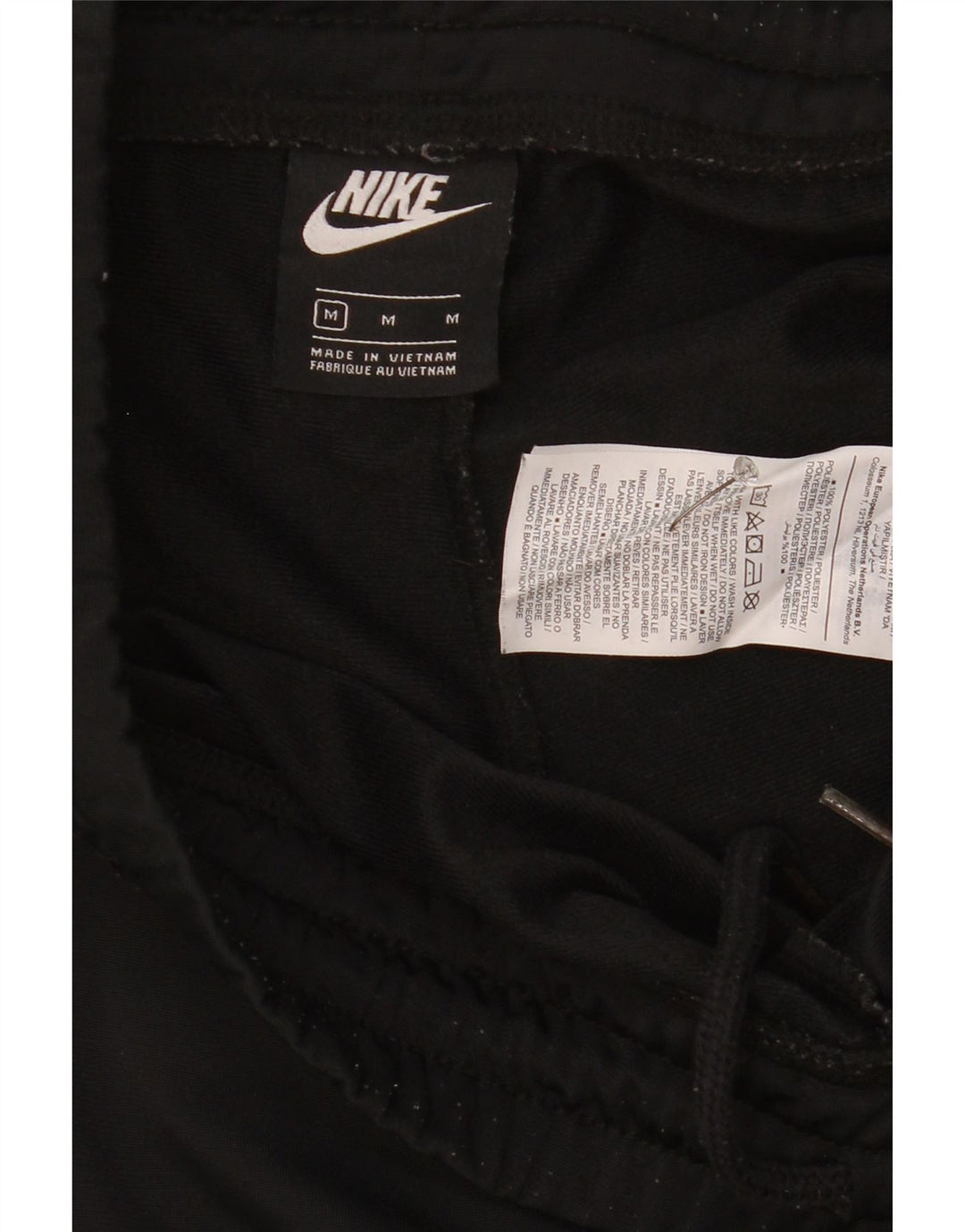Pantalón De Chándal Nike Hombre Mediano Negro Poliéster