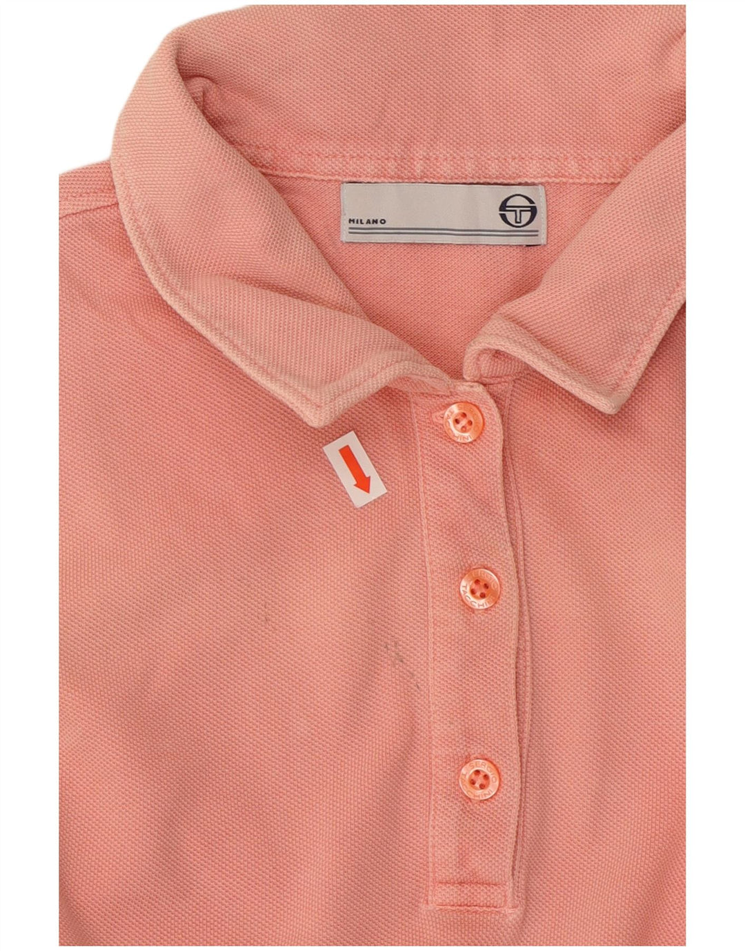 SERGIO TACCHINI Polo para mujer UK 40 Algodón rosa medio