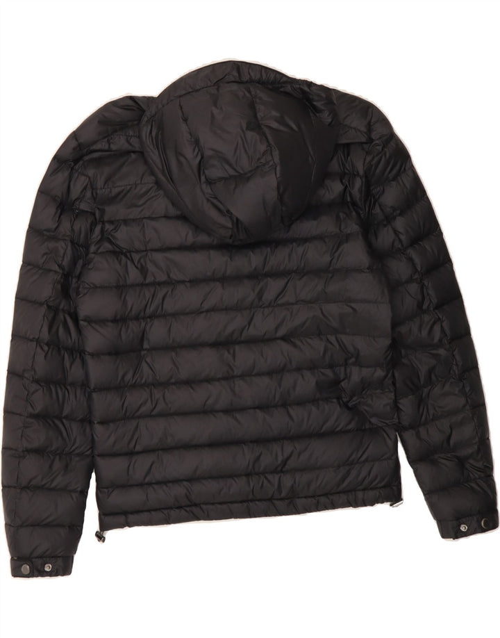 ZARA Mens Hooded Padded Jacket UK 36 Small Black Nylon Vintage Zara and Second-Hand Zara from Messina Hembry 