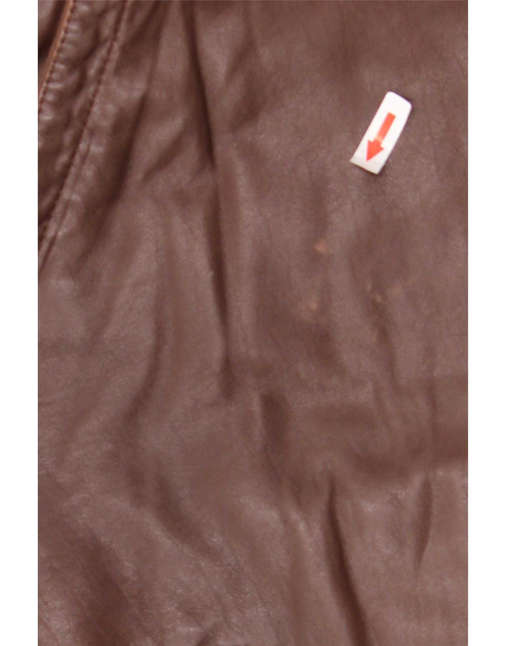 Vinci Chaqueta de cuero para hombre IT 52 XL Marrón