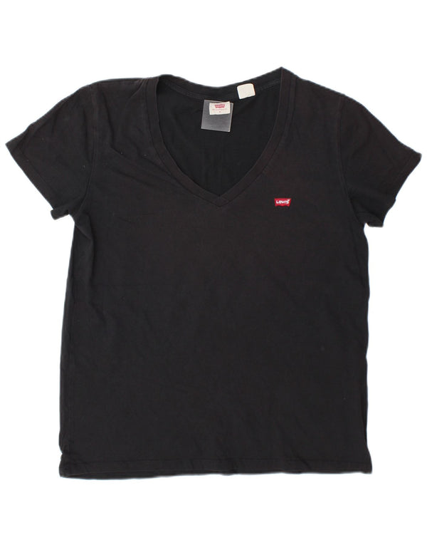 Levi's Camiseta para mujer Top UK 44 Algodón gris medio