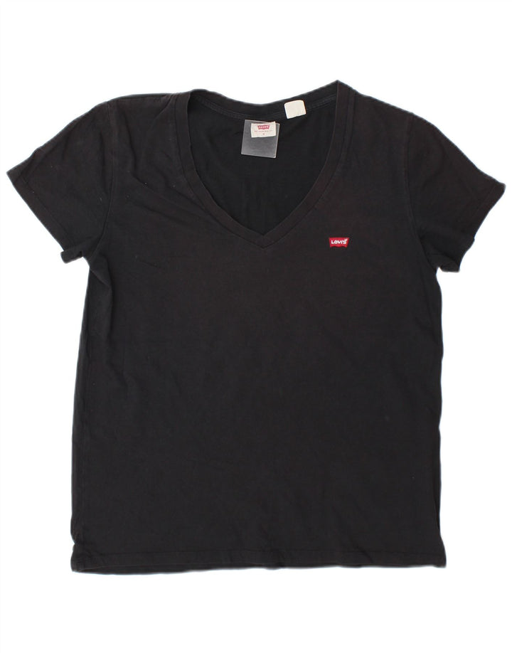 Levi's Camiseta para mujer Top UK 44 Algodón gris medio