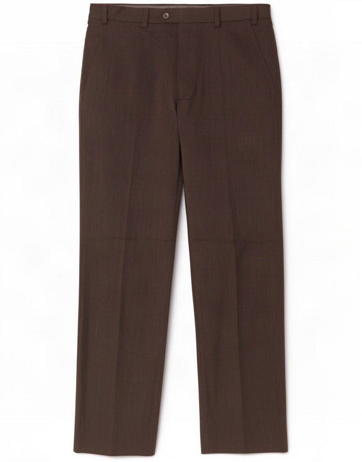 Pantalones de traje Marks & Spencer de corte regular para hombre W32 L31 Poliéster gris