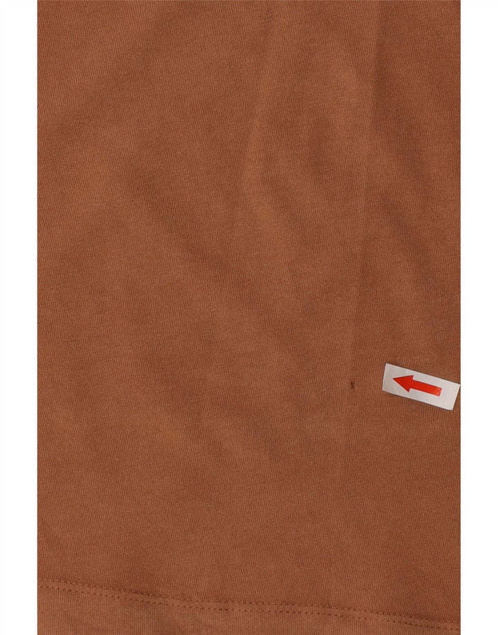 Camiseta Nike Hombre Top Small Marrón Algodón