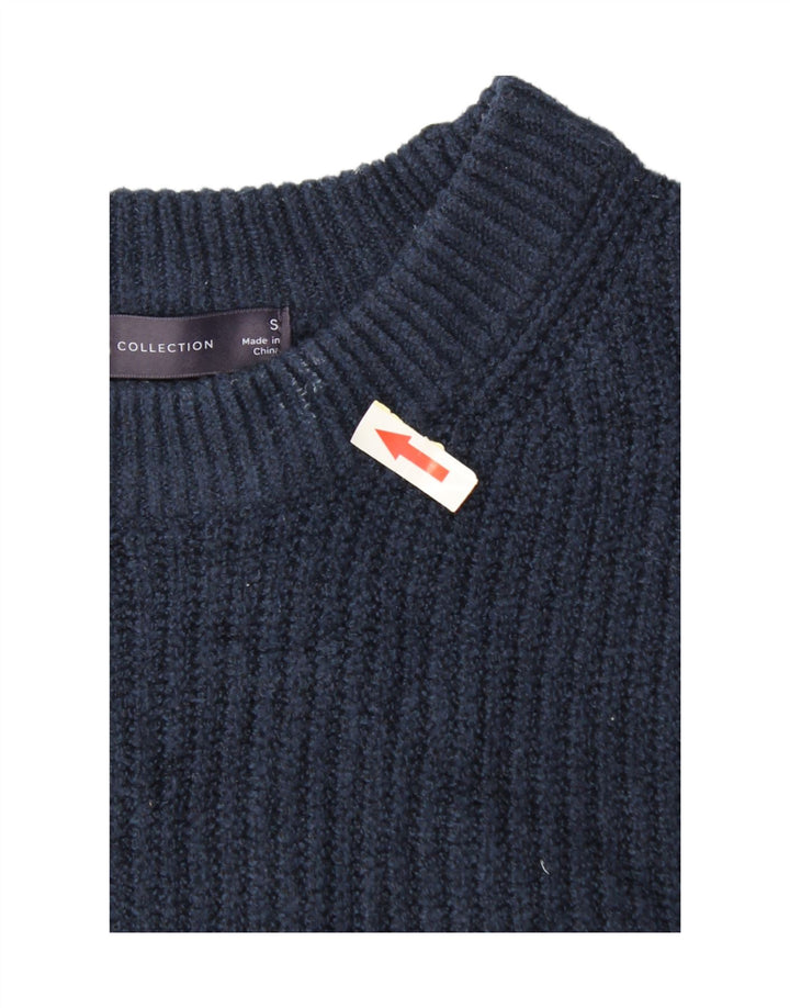 Marks & Spencer Camiseta sin mangas corta de gran tamaño para mujer UK 10 Small Azul marino