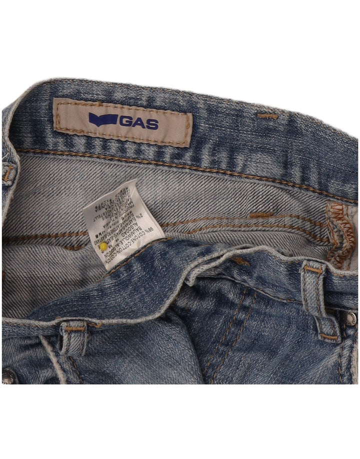 Vaqueros rectos para hombre Gas W32 L30 Algodón azul