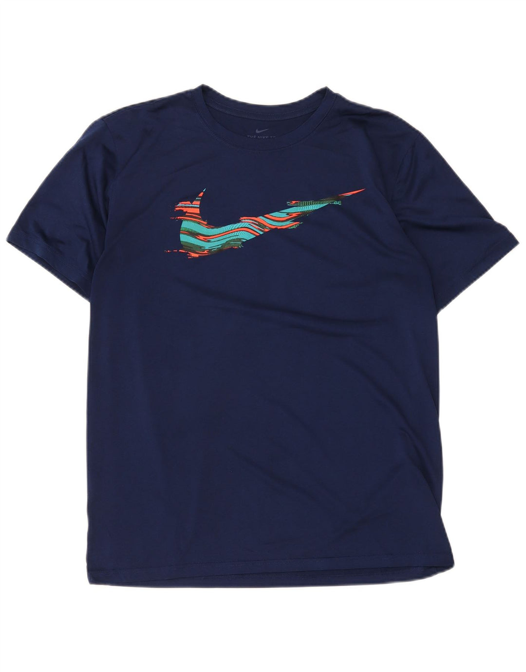 Nike Dri Fit Graphic Camiseta para hombre, talla grande, azul marino