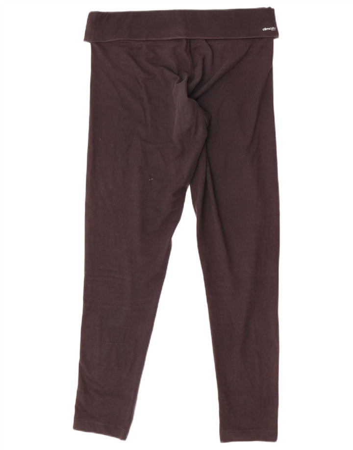 Adidas Leggings Climalite para mujer Reino Unido 12/14 Mediano Negro Poliéster