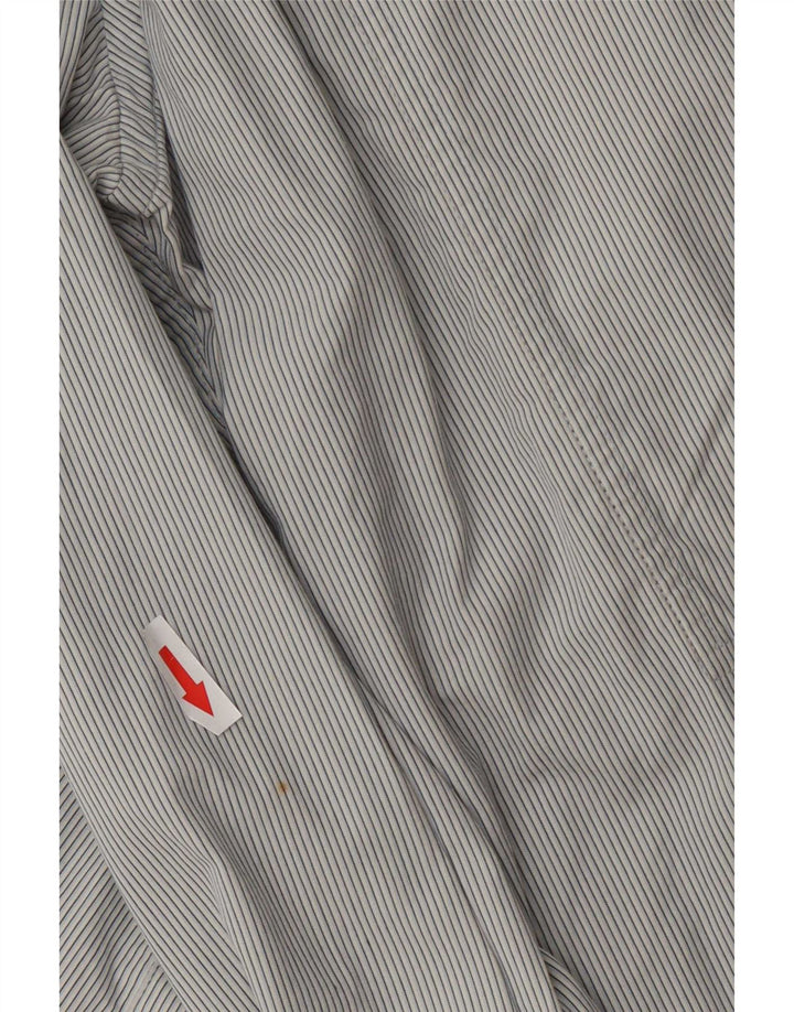 Camisa Superdry para hombre de algodón a rayas diplomáticas en gris medio