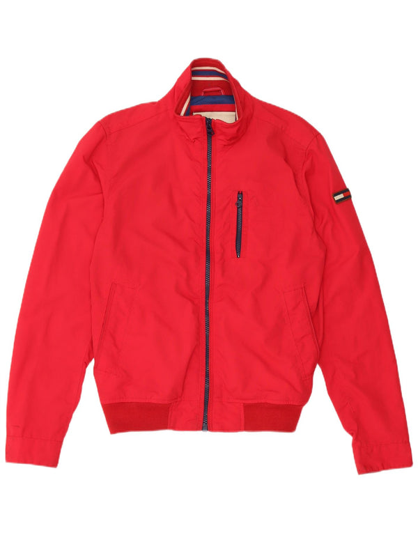 Tommy Hilfiger Chaqueta Bomber para Hombre UK 36 Small Red Nylon