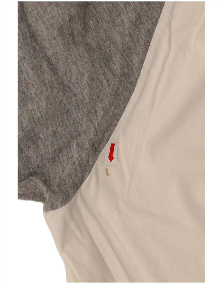 LOTTO Camiseta Hombre UK 46/46 3XL Blanco Colorblock Algodón